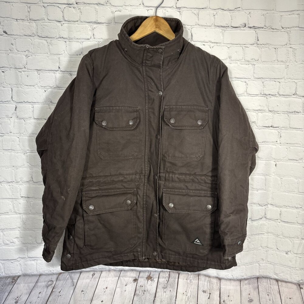 Ridgecut‎ Toughwear Heavy Duty Coat Women’s Medium Chore Jacket Flannel Lined